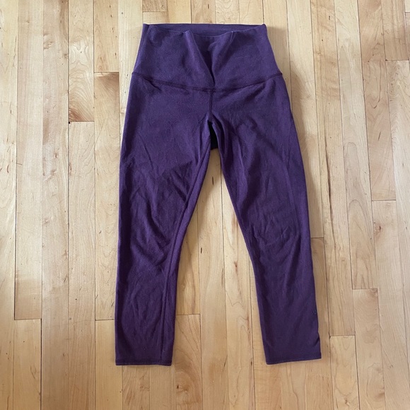 lululemon athletica Pants - Lululemon Purple Crop Leggings